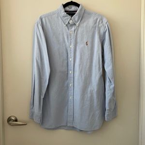 Men’s blue button down by Ralph Lauren